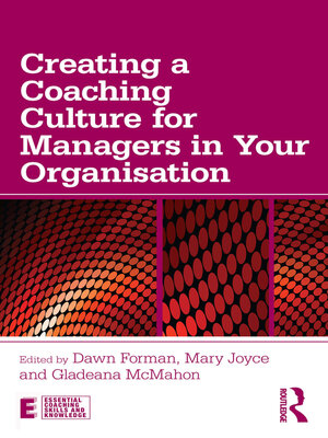 cover image of Creating a Coaching Culture for Managers in Your Organisation